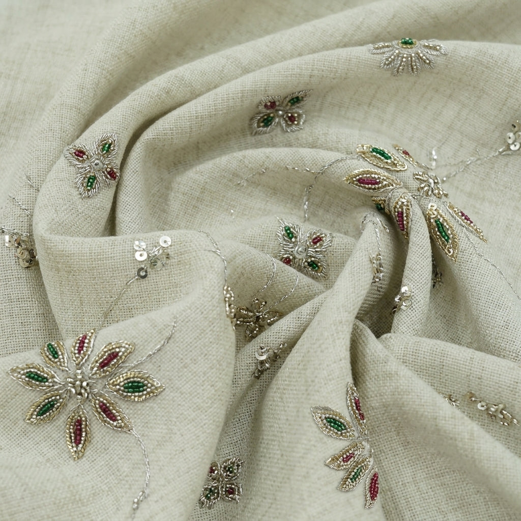 Embroidery Organza Fabric