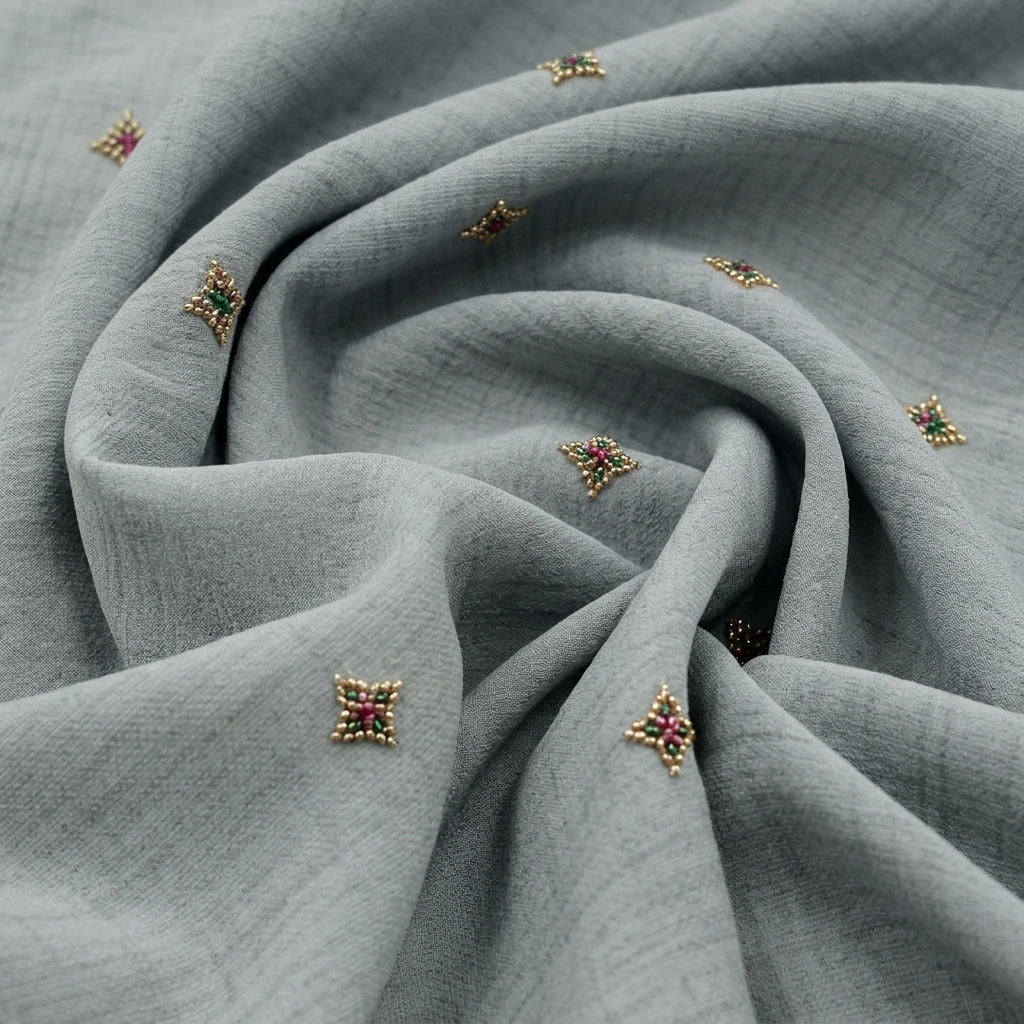 Embroidery Organza Fabric