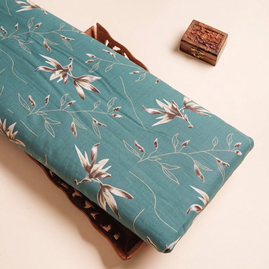 Floral Rayon Fabric
