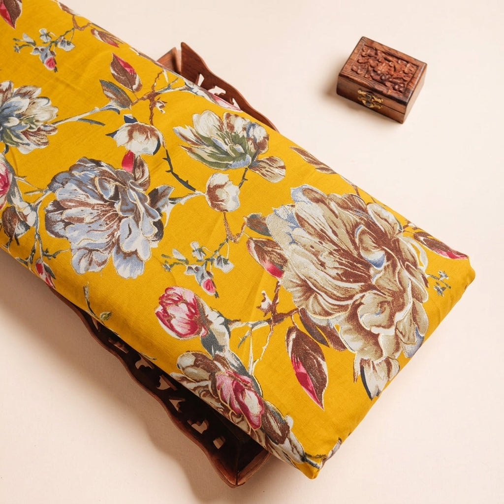 Floral Rayon Fabric