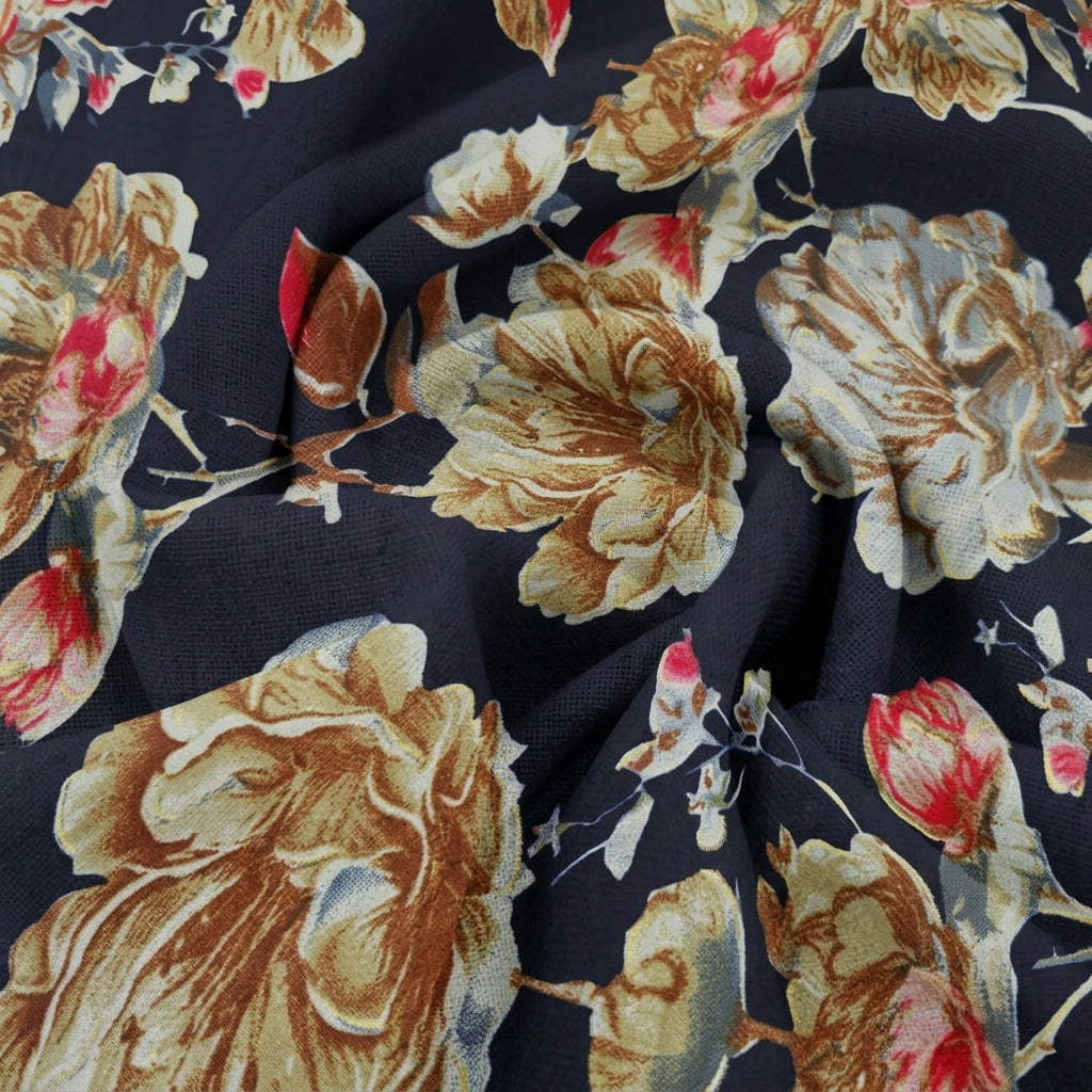 Floral Rayon Fabric