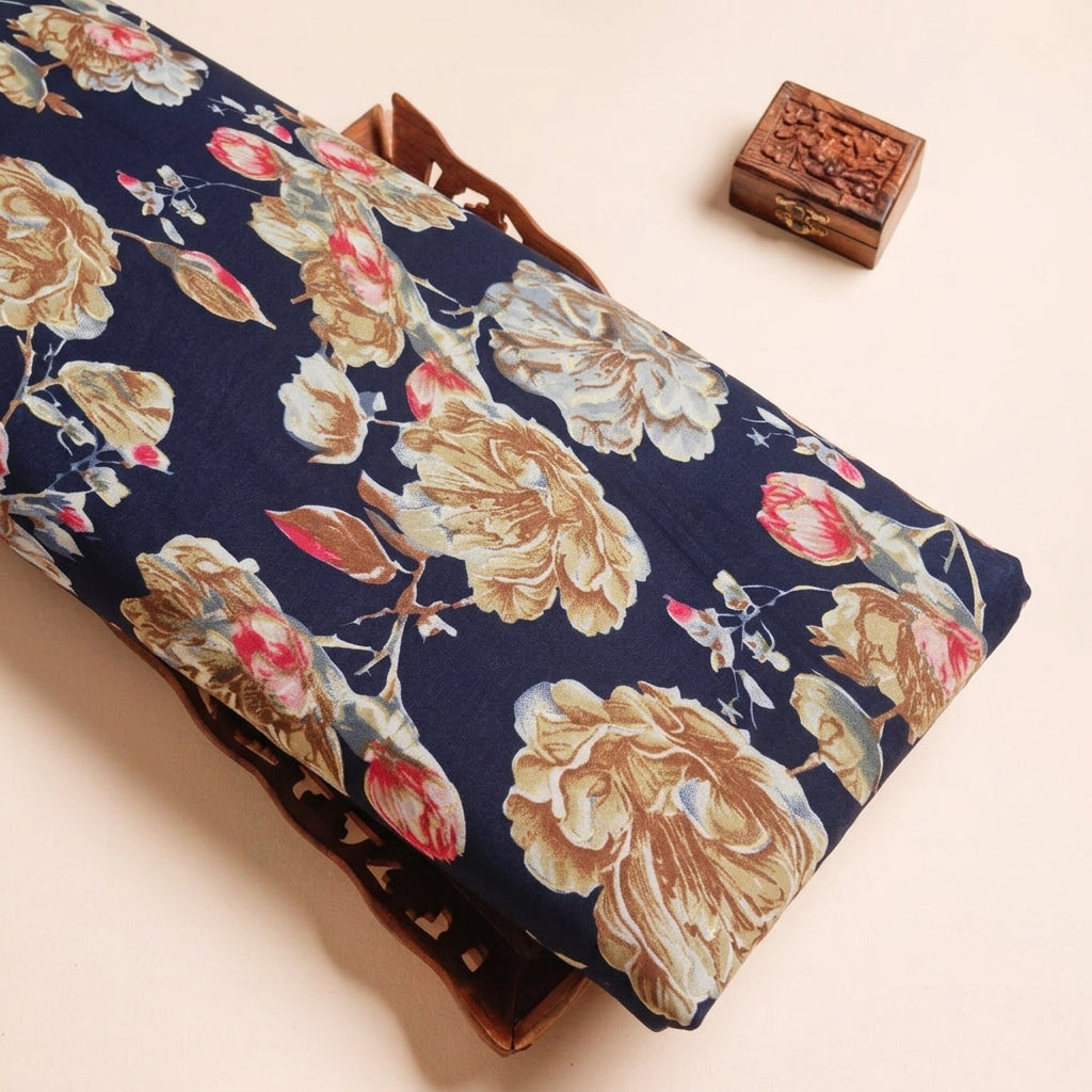 Floral Rayon Fabric