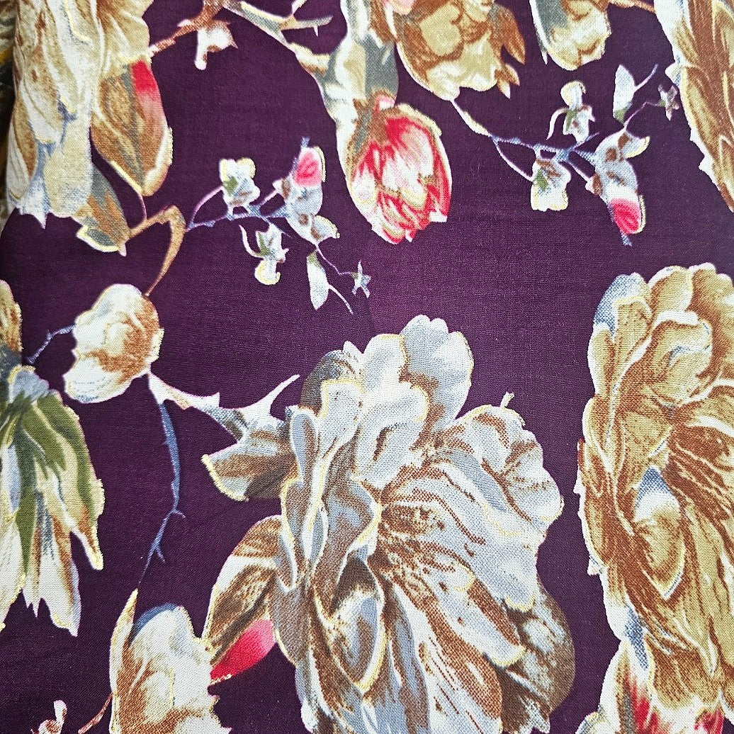 Floral Rayon Fabric