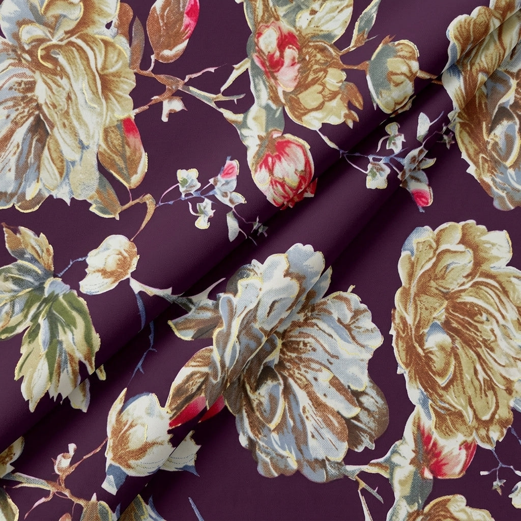 Floral Rayon Fabric