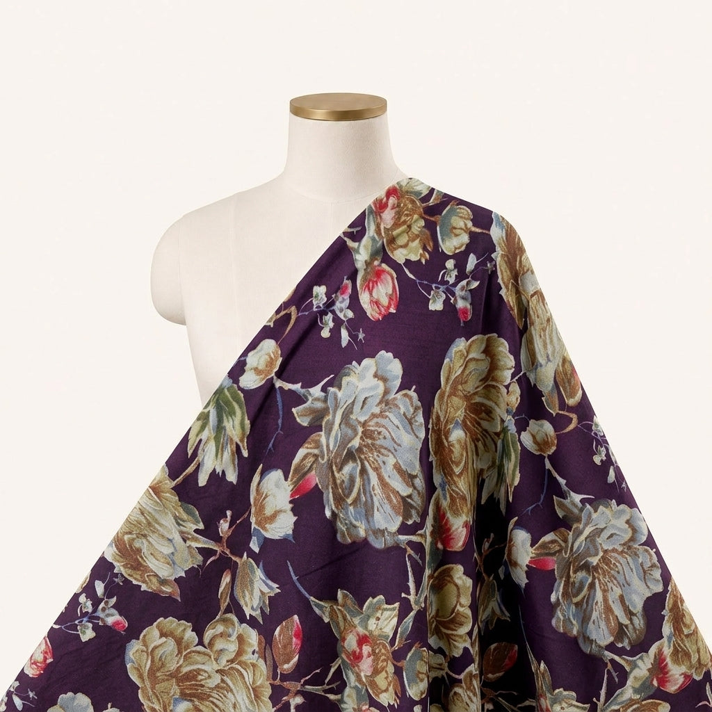 Floral Rayon Fabric