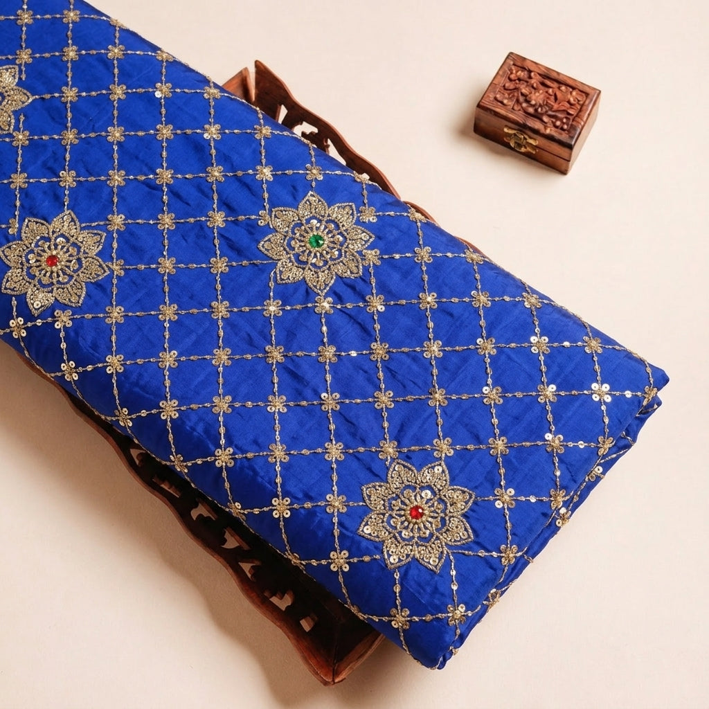 Embroidery Crepe Fabric - EB13260 - tray_3