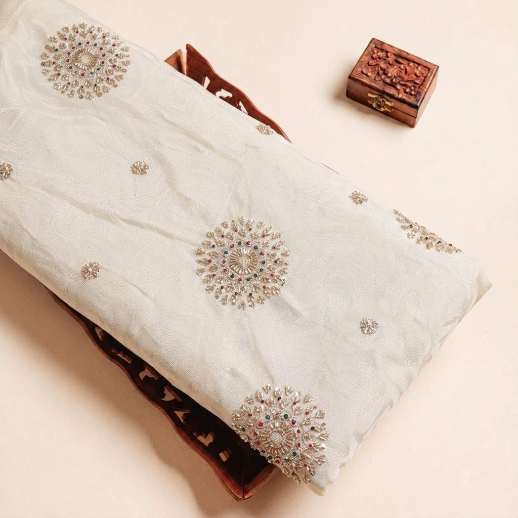 Embroidery Crepe Fabric - EB13265 - tray_3