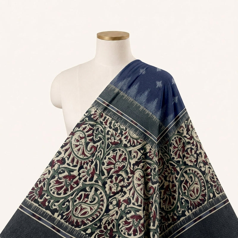 Paisley Cotton Fabric - EB13289 - Saree Drape