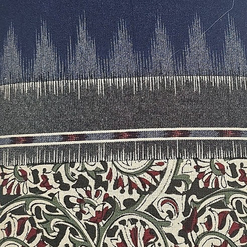 Paisley Cotton Fabric - EB13290 - Flat Fabric