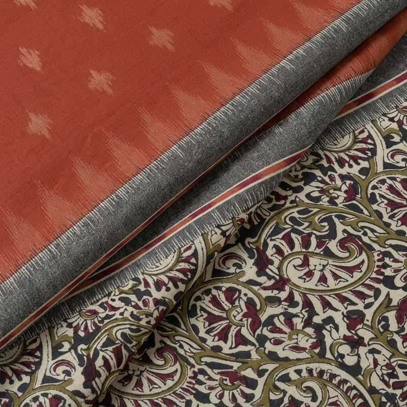 Paisley Cotton Fabric - EB13291 - Folds