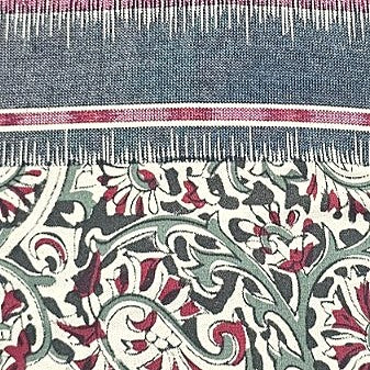 Paisley Cotton Fabric - EB13292 - Flat Fabric