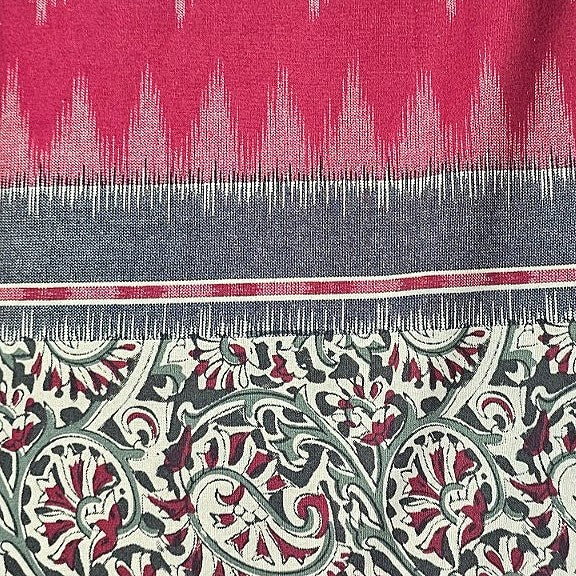 Paisley Cotton Fabric - EB13294 - Flat Fabric