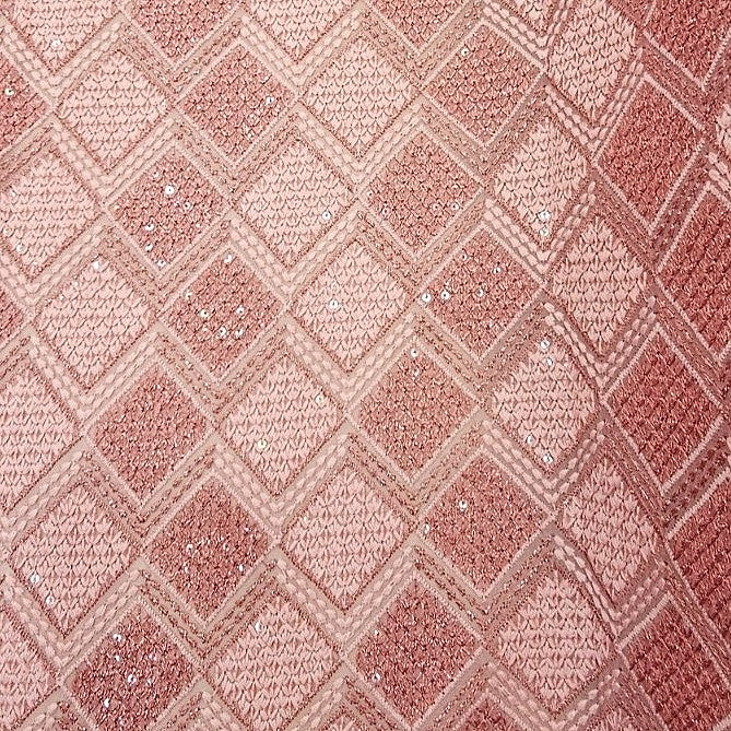 Embroidery Georgette Fabric - EB13302 - Flat fabric