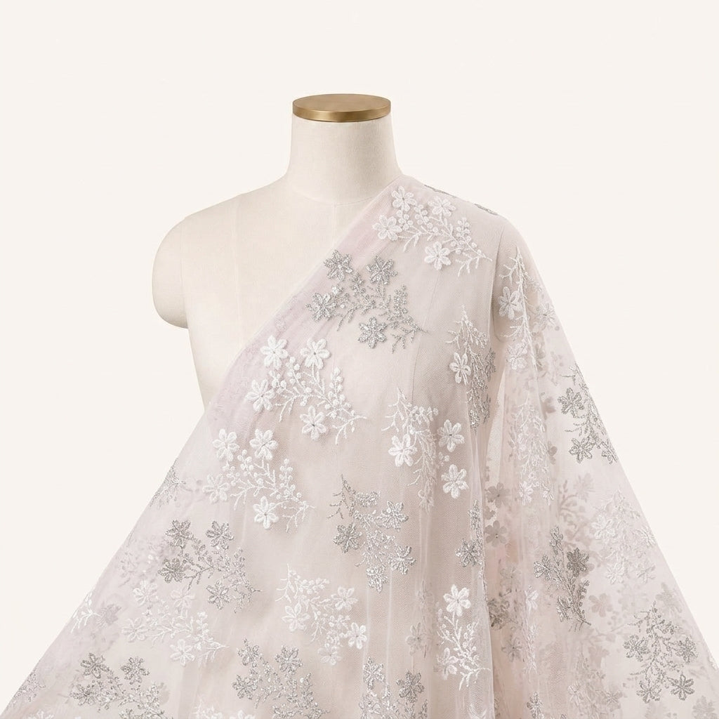 Embroidery Georgette Fabric - EB13312 - saree_drape