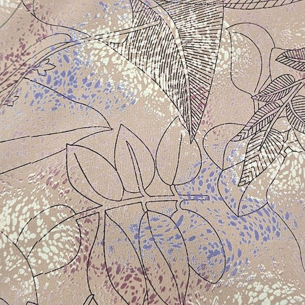 Floral Crepe Fabric - EB13318 - Flat fabric