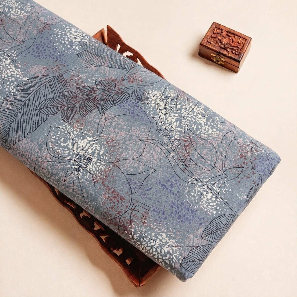 Floral Crepe Fabric
