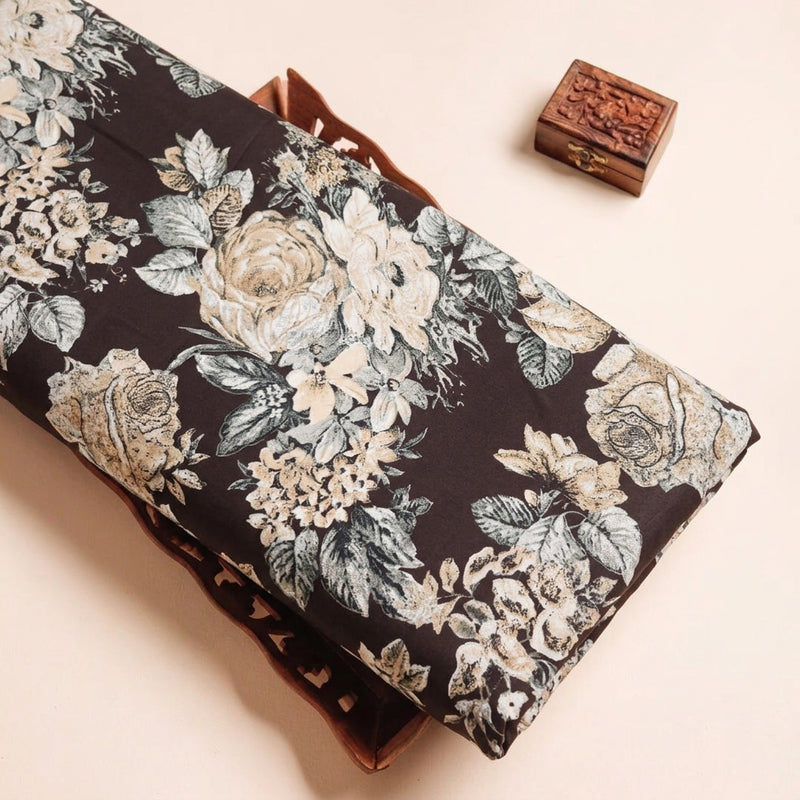 Floral Crepe Fabric - EB13325 - Tray