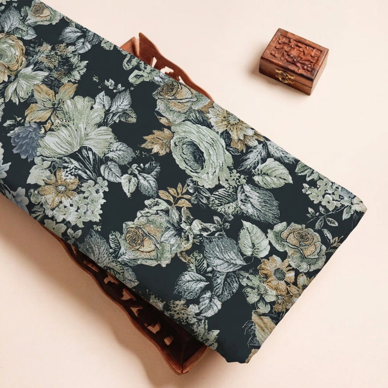 Floral Crepe Fabric - EB13326 - Tray