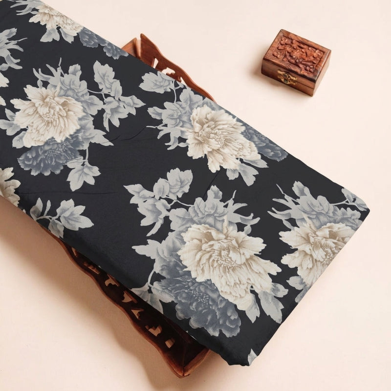 Floral Crepe Fabric - EB13327 - Tray