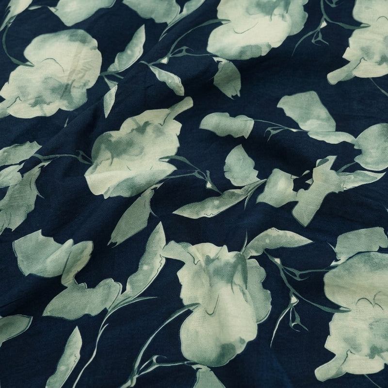 Floral Crepe Fabric - EB13331 - Swirl