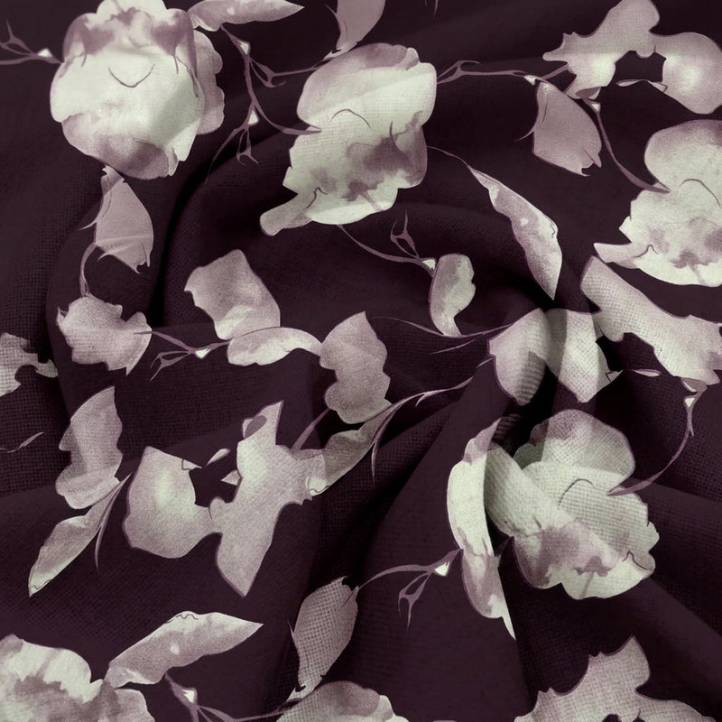 Floral Crepe Fabric - EB13334 - Swirl