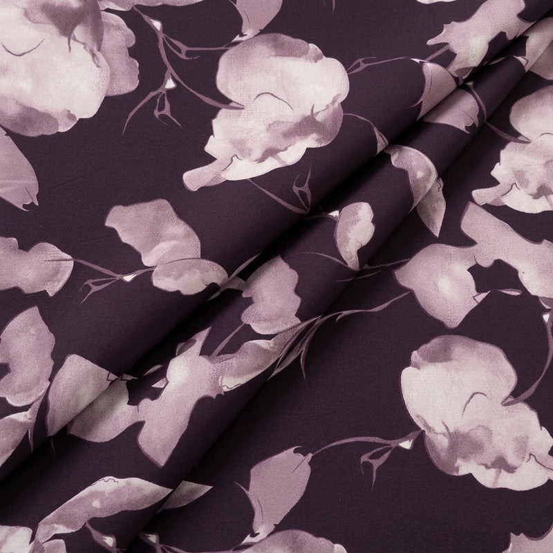 Floral Crepe Fabric - EB13334 - Folds