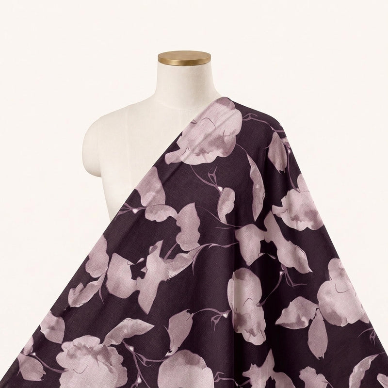 Floral Crepe Fabric - EB13334 - Saree Drape