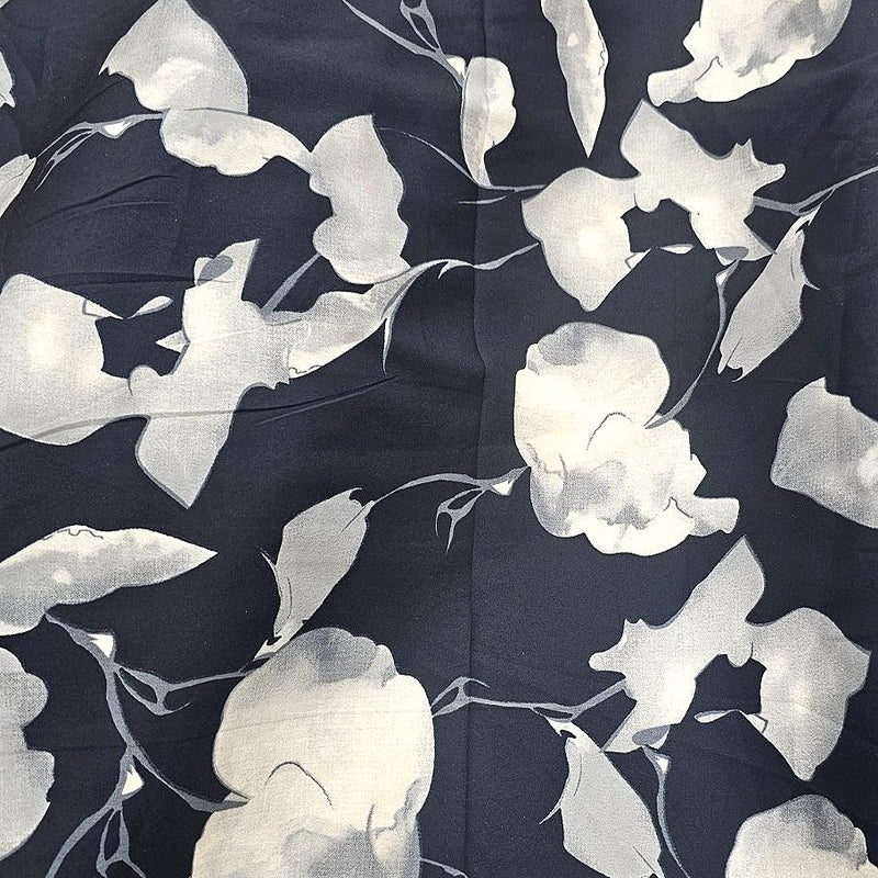 Floral Crepe Fabric - EB13335 - Flat Fabric