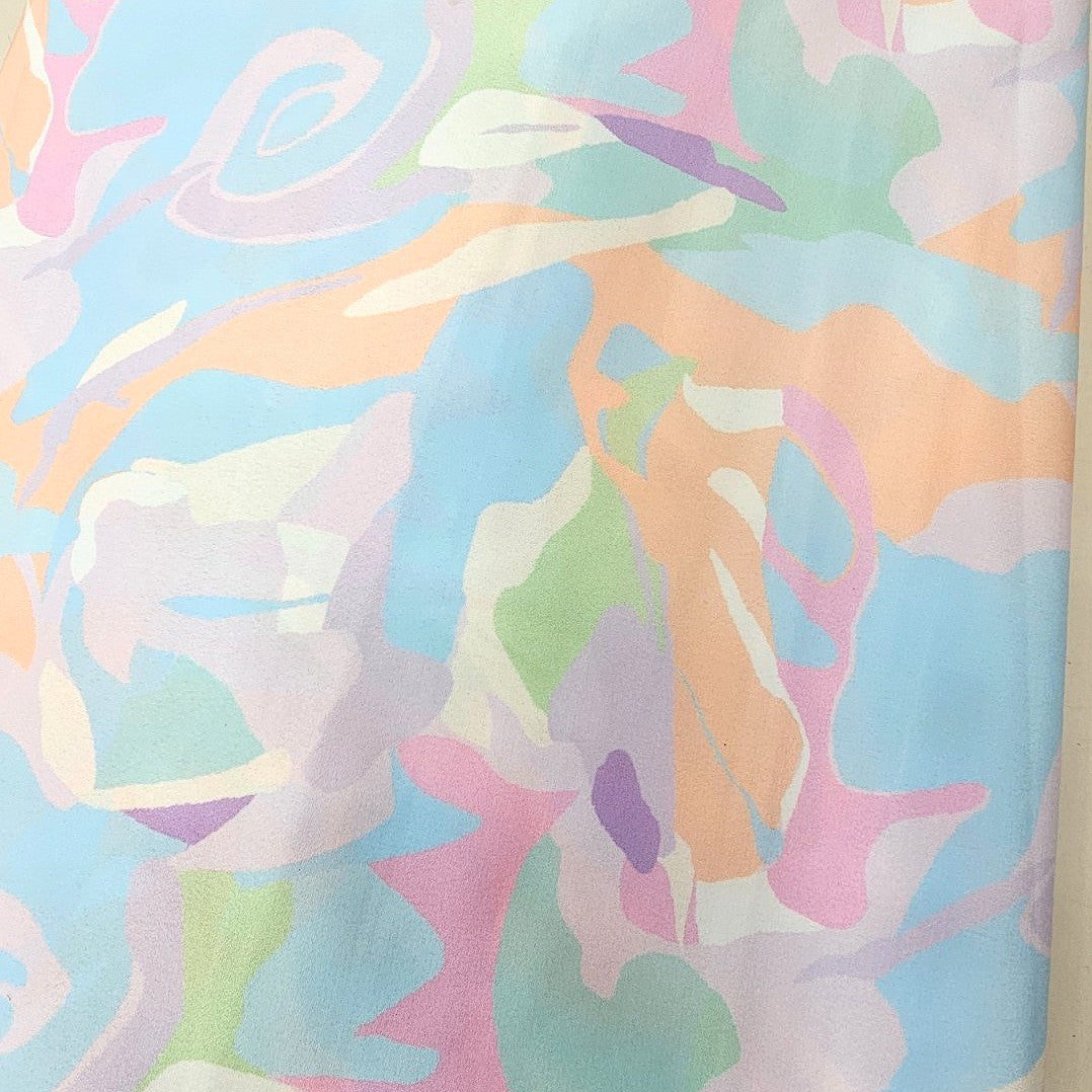 Abstract Crepe Fabric - EB13402 - Flat fabric