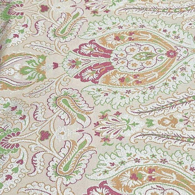 Paisley Banaras Fabric - EB13429 - Flat Fabric