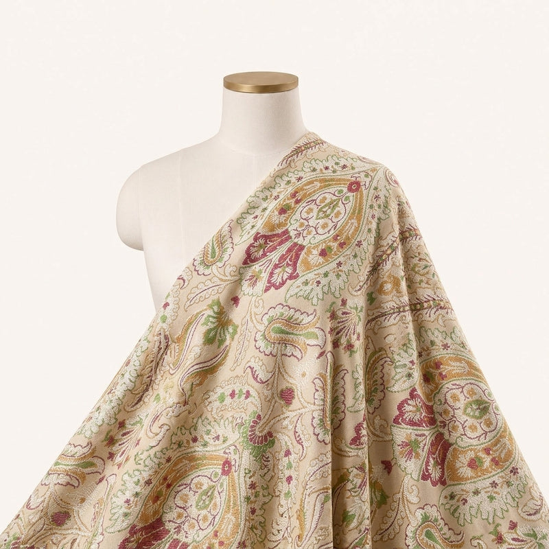 Paisley Banaras Fabric - EB13429 - Saree Drape