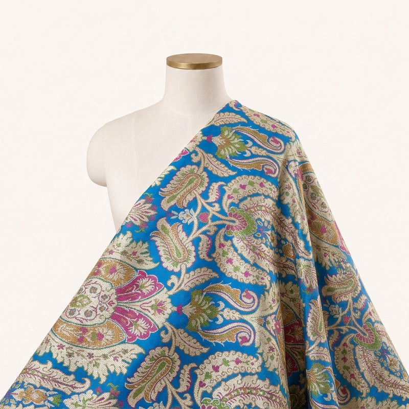 Paisley Banaras Fabric - EB13430 - Saree Drape