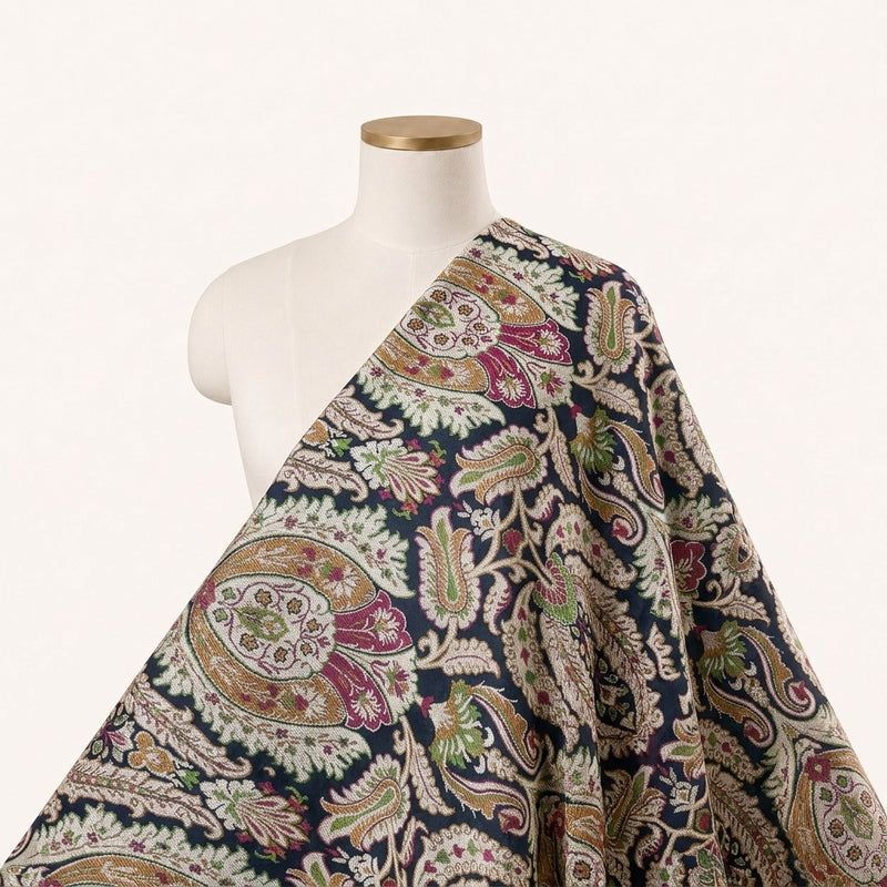 Paisley Banaras Fabric - EB13431 - Saree Drape