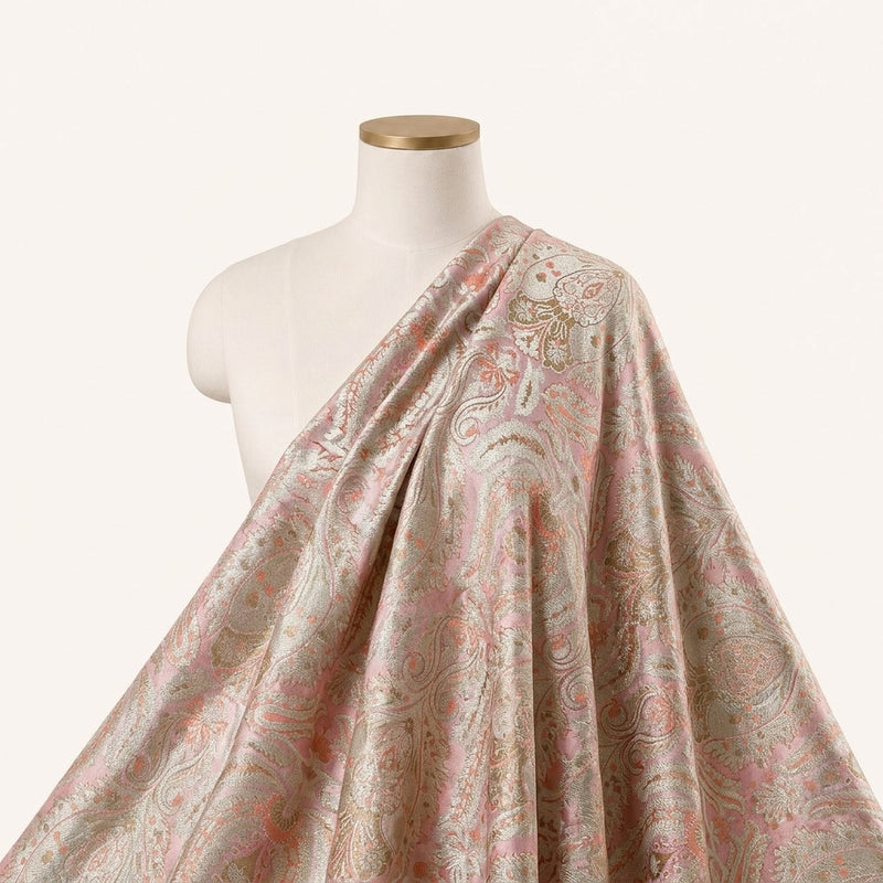 Paisley Banaras Fabric - EB13436 - Saree Drape