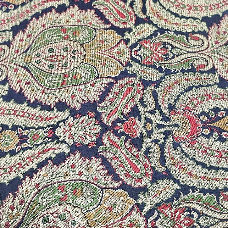 Paisley Banaras Fabric - EB13437 - Flat Fabric