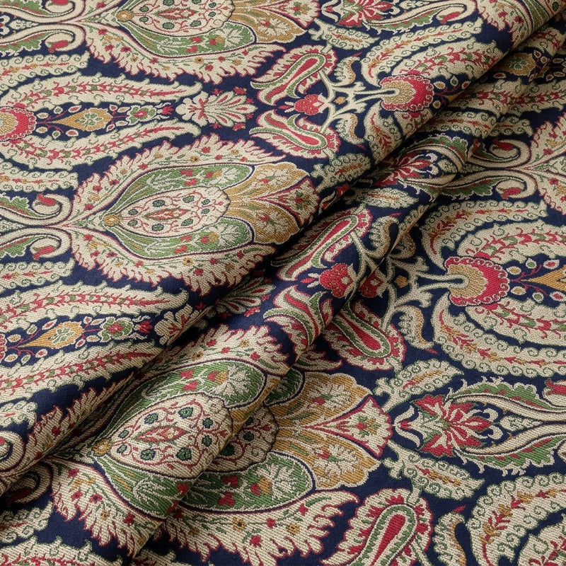 Paisley Banaras Fabric - EB13437 - Folds