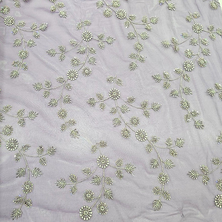 Embroidery Net Fabric - EB13465 - Flat fabric