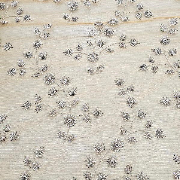 Embroidery Net Fabric - EB13467 - Flat fabric