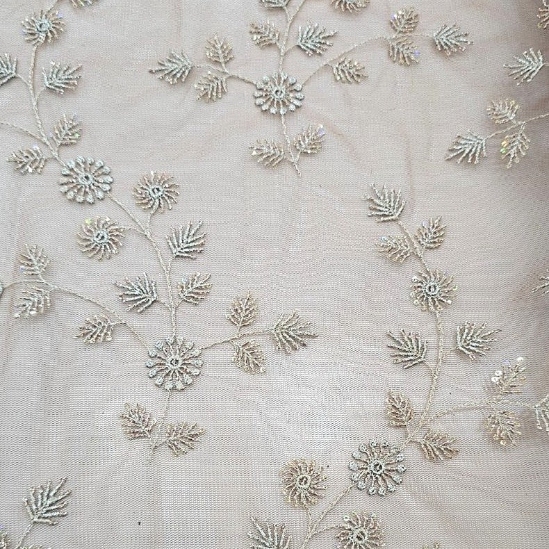 Embroidery Net Fabric - EB13468 - Flat fabric