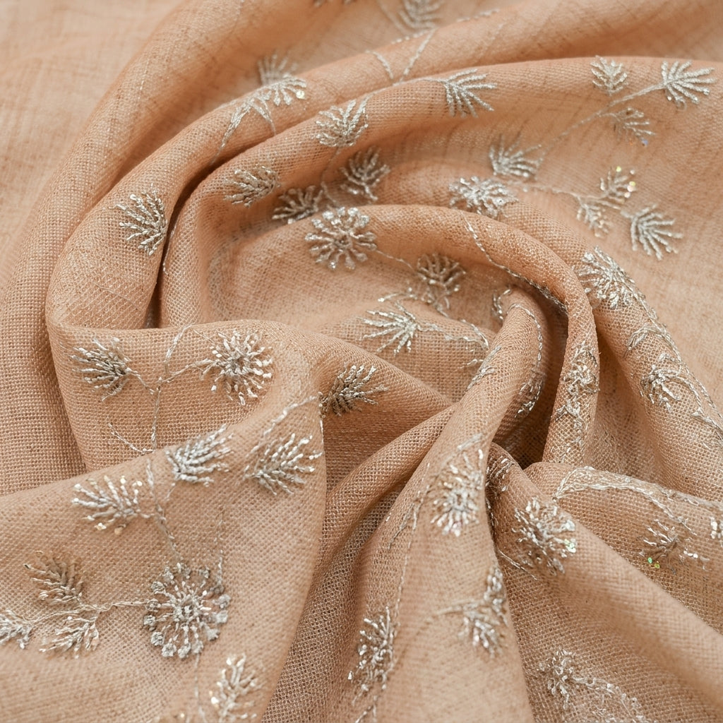 Embroidery Net Fabric - EB13468 - Swirl