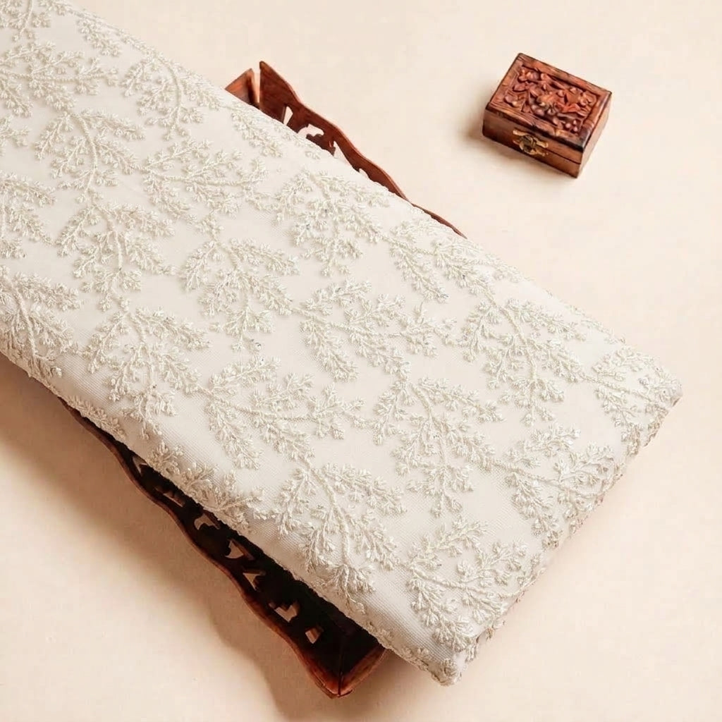 Embroidery Net Fabric - EB13516 - tray_4