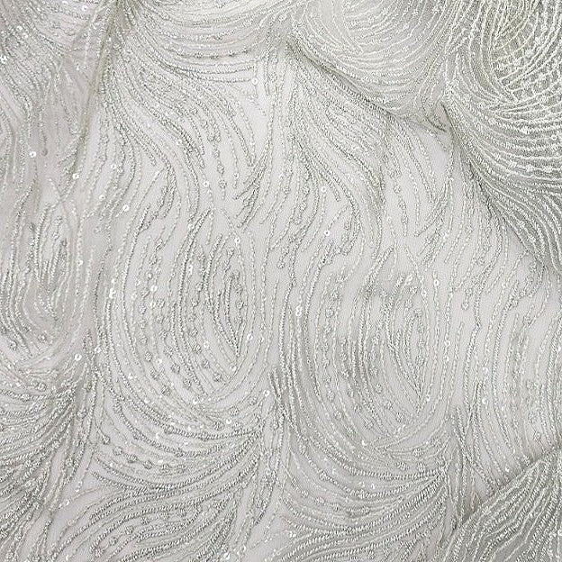Embroidery Net Fabric - EB13532 - Flat fabric