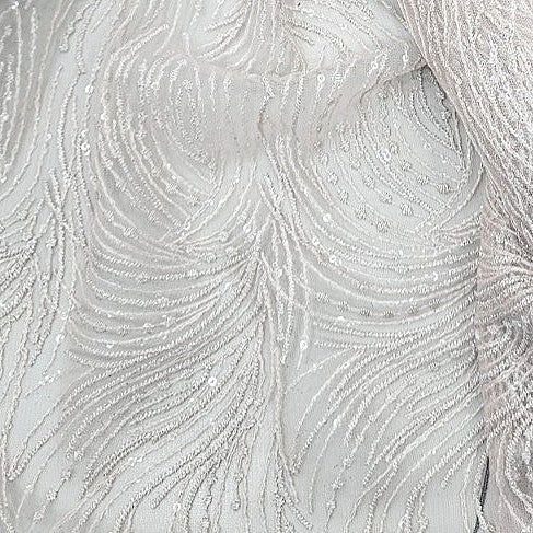 Embroidery Net Fabric - EB13533 - Flat fabric