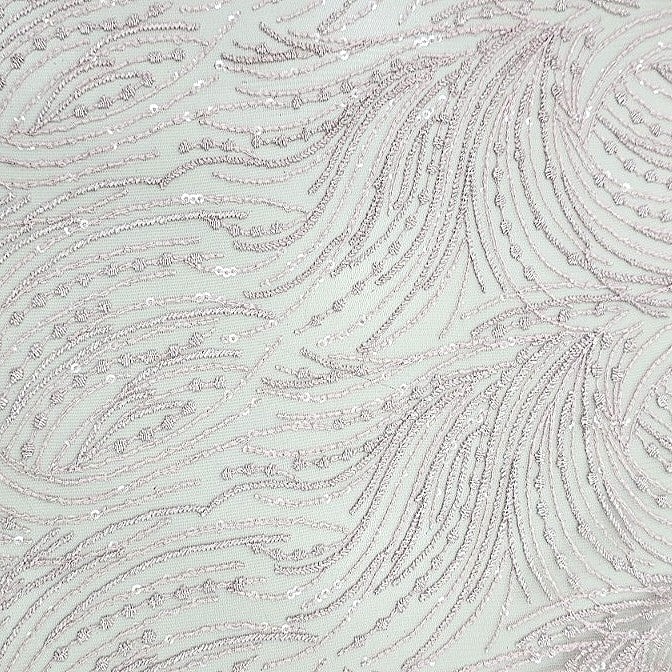 Embroidery Net Fabric - EB13535 - Flat fabric