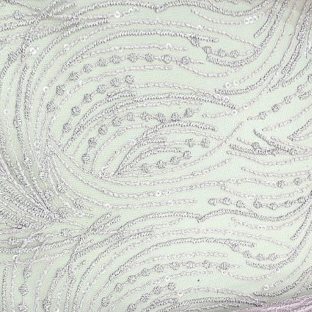 Embroidery Net Fabric - EB13537 - Flat fabric
