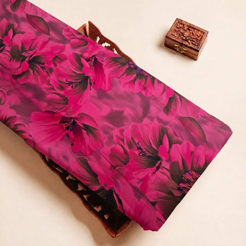 Floral Crepe Fabric - EB13559 - tray_3