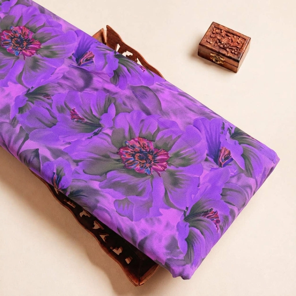 Floral Crepe Fabric - EB13567 - tray_3