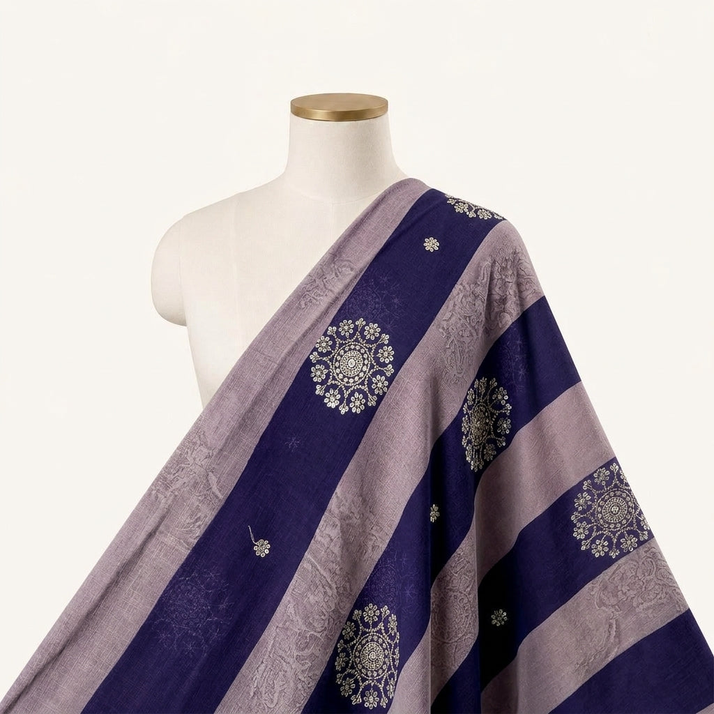 Embroidery Tissue Fabric - EB13572 - saree_drape