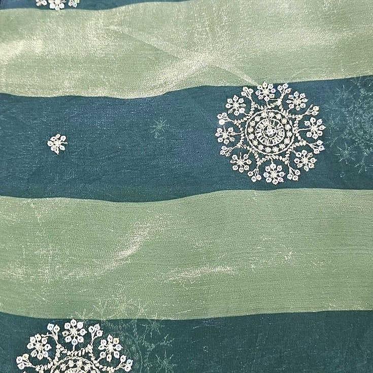 Embroidery Tissue Fabric - EB13574 - Flat fabric