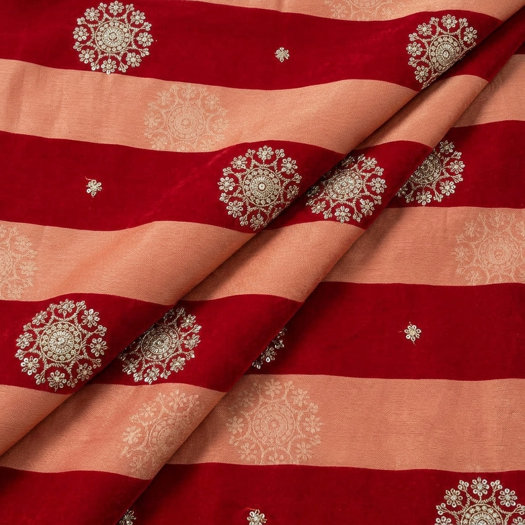 Embroidery Tissue Fabric - EB13575 - folds
